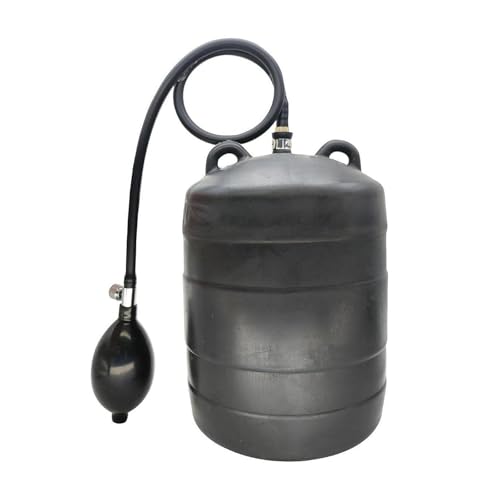 JISADER Rohrstopfen zum Aufblasen, Aufblasbarer Rohrstopfen, Drain Plug mit Pumpe, Inflatable Pipe Plug Rubber, Manual Pipe Pressure Test Plug für Toilette, Dn150 Dn160 von JISADER