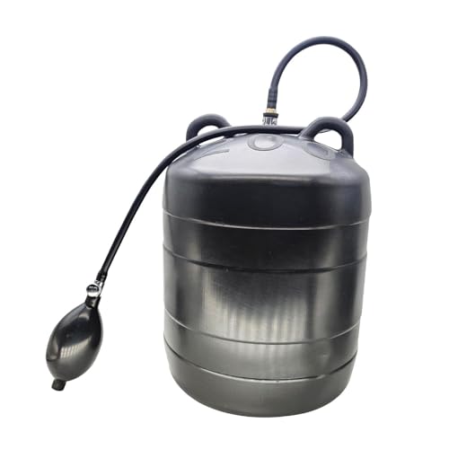 JISADER Rohrstopfen zum Aufblasen, Aufblasbarer Rohrstopfen, Drain Plug mit Pumpe, Inflatable Pipe Plug Rubber, Manual Pipe Pressure Test Plug für Toilette, Dn200 von JISADER