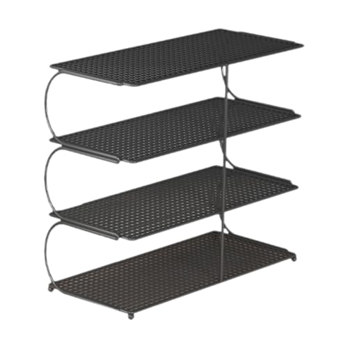 JISADER Schreibtisch Organizer, Ausstellungsregal, Arbeitsbereich Organizer, Bürobedarf, Computertisch, Bücherregal, 4 Schichten JISADER Schreibtisch Organizer, Ausstellungsregal, Arbeitsbereich Organizer, Bürobedarf, Computertisch, Bücherregal, 4 Schichten von JISADER