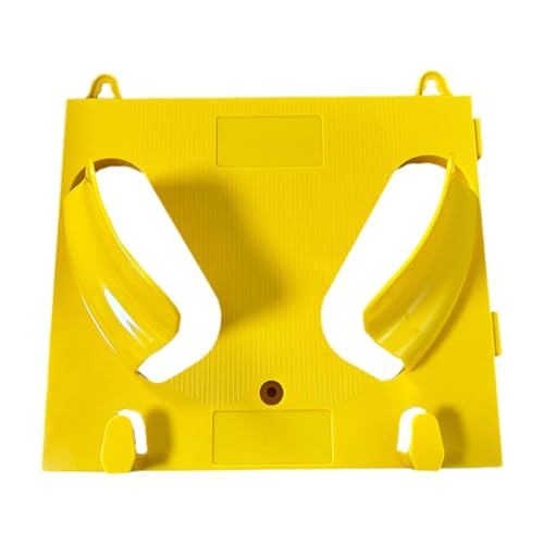 JISADER Schutzhelmhalter Und Huthalter zur Wandmontage als Helmregal zur Aufbewahrung mit Festem Sitz für Hüte für Bauarbeiter Und Handwerker, Gelb JISADER Schutzhelmhalter Und Huthalter zur Wandmontage als Helmregal zur Aufbewahrung mit Festem Sitz für Hüte für Bauarbeiter Und Handwerker, Gelb von JISADER