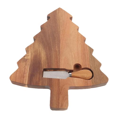 JISADER Servierbrett in Weihnachtsform für Desserts Und Süßigkeiten, Käsebrett Und Sushi Tablett für Obst Und Fleisch, Style B von JISADER