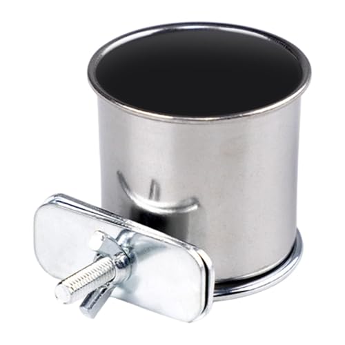 JISADER Vogelfutterspender, Wassernapf, Vogelkäfigzubehör mit Klemmhalterung, Abnehmbarer für Hühnerstall, Sittiche, Durchmesser 6.5 cm JISADER Vogelfutterspender, Wassernapf, Vogelkäfigzubehör mit Klemmhalterung, Abnehmbarer für Hühnerstall, Sittiche, Durchmesser 6.5 cm von JISADER