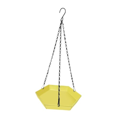 JISADER Wasserschale Und Vogelfutterschale Als Baumdekoration Zum Aufhängen, Gelb JISADER Wasserschale Und Vogelfutterschale Als Baumdekoration Zum Aufhängen, Gelb von JISADER