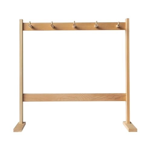 JISADER Windspielständer Display Rack Stall Desktop Rustikale Dekorative Vitrine Holzdekoration Windspielhalter Hängehalter von JISADER