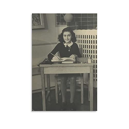 JITENG Deutsche Journalistin Anne Frank Is Studying Retro-Poster Leinwand Wandkunst Poster Dekorativ Modern Home Print Bild Kunstwerke Poster 30 x 45 cm JITENG Deutsche Journalistin Anne Frank Is Studying Retro-Poster Leinwand Wandkunst Poster Dekorativ Modern Home Print Bild Kunstwerke Poster 30 x 45 cm von JITENG