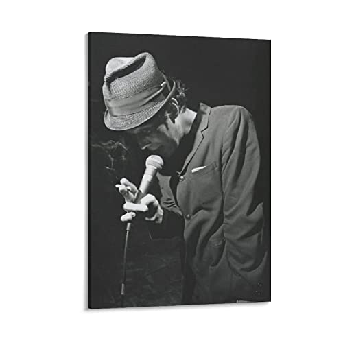 JITENG Sänger Tom Waits Sang Affectionately in 1970 Poster Leinwandkunst Poster und Wandkunstdruck Moderne Familiendekoration Poster 40 x 60 cm von JITENG