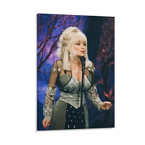 JITENG Sexy Star Country Singer Dolly Rebecca Parton Poster Kunstdruck Wand Foto Farbe Poster Hängendes Bild Familie Dekor 40 x 60 cm von JITENG