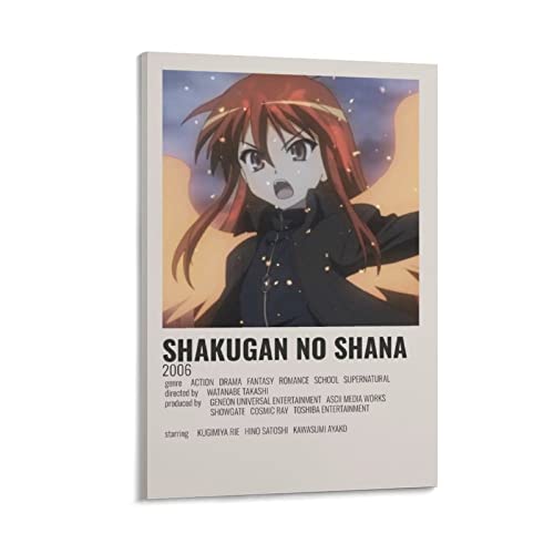 JITENG Shakugan No Shana Minimalistisches Poster, coole Kunstwerke, Malerei, Wandkunst, Leinwanddrucke, hängende Bilder, Poster, 30 x 45 cm von JITENG