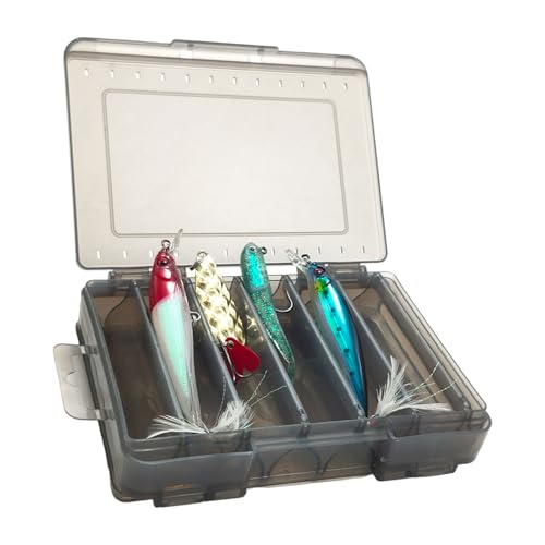 Doppelseitig Fischerei Tackle Box Jigs Head Spinner Haken Köder Tool Hülle Fischereizubehör Tool Aufbewahrungsbox Dauer von JITNGM