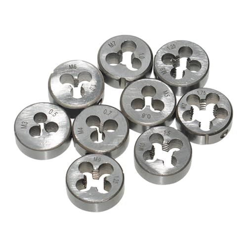 Professionelles Hitzebeständiges Metrisches Gewinde Set Linke Legierung Stahl Metallbearbeitung Toolkit Zur Verbesserung Der Haltbarkeit 9x Professionelles Hitzebeständiges Metrisches Gewinde Set Linke Legierung Stahl Metallbearbeitung Toolkit Zur Verbesserung Der Haltbarkeit 9x von JITNGM