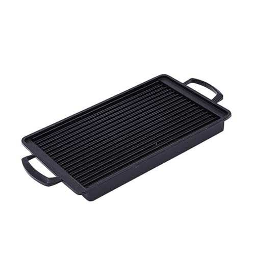 Tragbare BBQ Grillpfannen Nicht Stall Grillplatte Aluminium Außengrillschale Rechteck Grillplatte Einfach Zu Reinigen Zu Reinigen von JITNGM