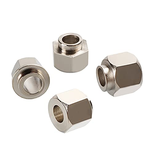 SUTK 10 stücke Edelstahl Exzenter Spacer 5 * 10mm Exzentermutter for V-Rolle Aluminium-Extrusion 3D-Drucker Exzenter-Schraubenmutter (Size : 5x10x10mm) von JIUCHUAN