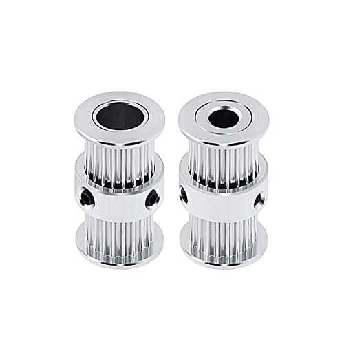 SUTK 5pcs.GT2.Timing-Riemenscheibe 20Tooth Bohrung 5mm 8mm Synchrones doppeltes Rundköpfchen-Radgetriebe for 3D-Druckerteile GT2 Blet (Size : GT2 20T W9 B5) von JIUCHUAN