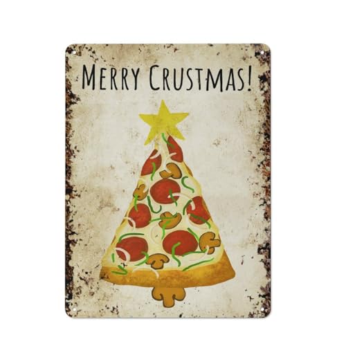 Weihnachten, Weihnachtswitze mit Essen, lustige Weihnachten, interessante Wandkunstdekoration für zu Hause, Personalisierungsidee, Vintage-Metalldose, Schlafzimmerdekoration, stilvolles und einfache von JIUFOTK
