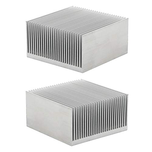 2Pcs Aluminium Kühlkörper Kühlkörper Modul Kühler Fin für High Power Led Verstärker Transistor Halbleiter Geräte von JIUWU