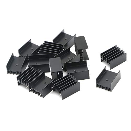 Kleines Kühlkörper-Set, 30 x 23 x 16 mm Kühlkörper-Kühlmodul für MTDA7294, L298, IC-Modul, 30 Stück von JIUWU