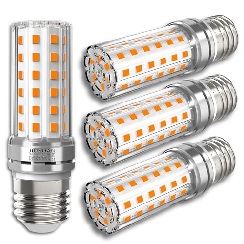 JIUYUAN E27 LED Maiskolben Lampen 12W 2700K Warmweiß 1450LM, LED Mais Glühbirnen statt 100W Halogen lampen LED E27 Birnen Nicht Dimmbar Edison-Schraube Kerze Leuchtmittel-4er Pack von JIUYUAN