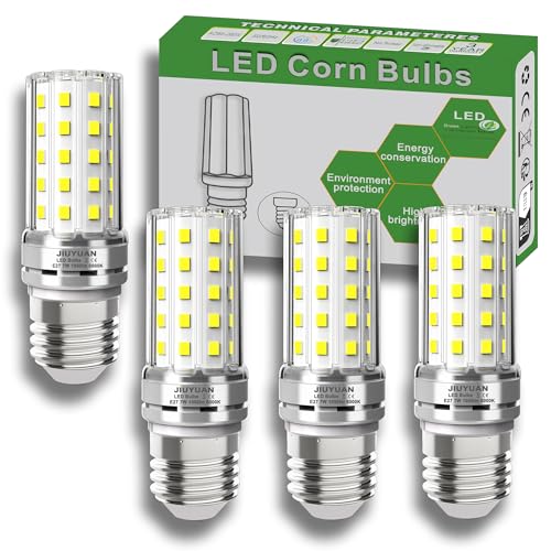 JIUYUAN E27 LED Lampe 1050lm 7W LED Glühbirne Kaltweiß 6000K Ersetzt Glühbirnen 80W, energiesparende Lampen mit langer, nicht Dimmbar 4er Pack von JIUYUAN