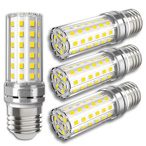 JIUYUAN E27 LED Lampe 12W, entspricht zu 100W Halogen, 5000K Tageslichtweiß, 1450LM E27 LED Mais Glühbirne, nicht dimmbar, 4er Set von JIUYUAN