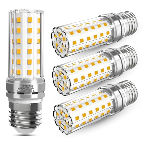 E27 LED Warmweiß 12W LED E27 Mais Birne Lampen 3000K 1450LM Ersetzt Glühbirnen 100W, Edison Schraube E27 Maiskolben Led Energiesparlampe Birnen Led Kerze Licht Glühbirne Nicht Dimmbar - 4er Pack von JIUYUAN