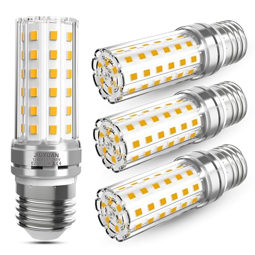 JIUYUAN E27 LED Lampe 12W 3000K Warmweiß 1450LM E27 LED Mais Glühbirne entspricht zu 100W Halogen nicht dimmbar E27 Edisongewinde und Energiesparlampen 4er Set von JIUYUAN