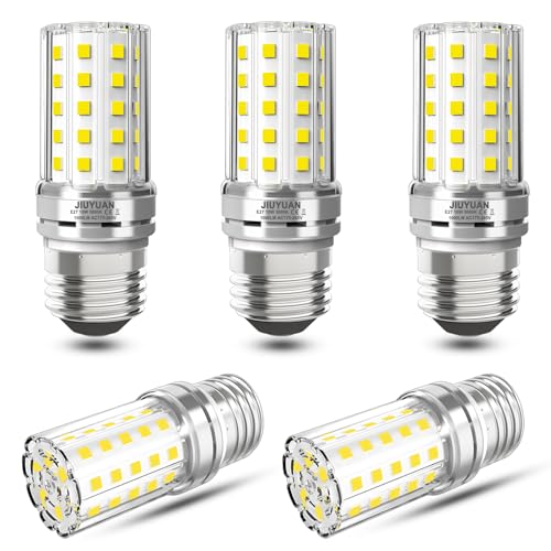 JIUYUAN E27 LED Mais Birne 10W LED E27 Glühbirne Tageslichtweiß 5000K 1000LM Ersetzt Glühbirnen 80-100W, nicht dimmbar, E27 Edisongewinde und Energiesparlampen, 5er Set von JIUYUAN