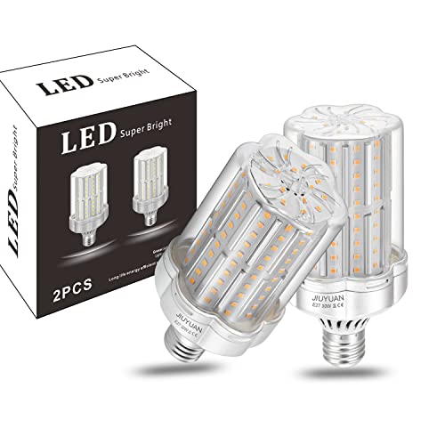 JIUYUAN led lampen E27 30W Warmweiß E27 LED Glühbirne 3000K 3500LM Ersatz 250W Glühlampe LED E27 Mais Glühbirnen Nicht Dimmbar e27 led warmweiss 2er Pack von JIUYUAN