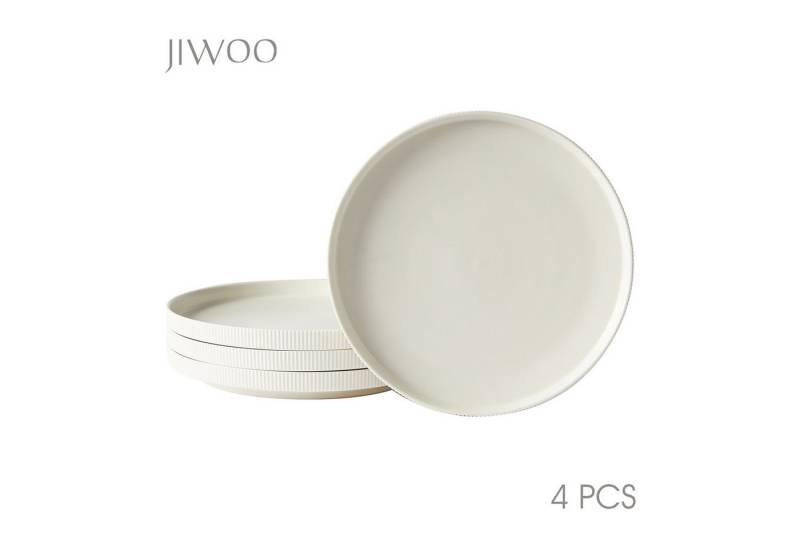 JIWOO Pastateller 10.5zoll,Geschirrset,Essteller,Pastateller,Salatteller,Brotteller, (4 St), Hochwertiges Keramik,Leichter Luxus von JIWOO