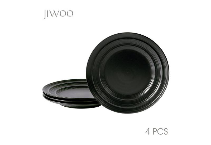 JIWOO Pastateller 4Stück 8.5zoll,Geschirrset,Teller,Brotteller,Dessertteller,Salatteller, (4 St), Hochwertiges Keramik,Leichter Luxus von JIWOO