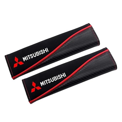 JIYIFAN 2 Stück Auto Gurt Protektor für Mitsubishi Eclipse Cross PHEV Hybrid 2021 2022 2023+, Gurtpolster Auto-Sicherheitsgurtbezüge Damit Sie und Ihre Familie Eine Entspannte Reise Haben von JIYIFAN