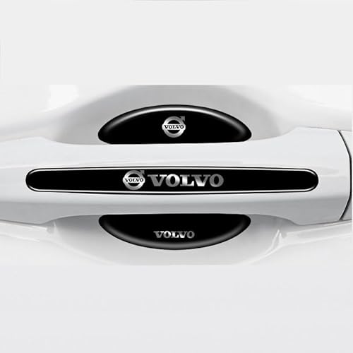 JIYIFAN 8 Stück Auto Türgriff Schutzfolie für Volvo V40 V50 V60 V70 V90 Cross Country Rdesign, Türgriff Lackschutzfolie Auto Tür Cup Protector Schützt Den Lenker Vor Kratzern,B von JIYIFAN