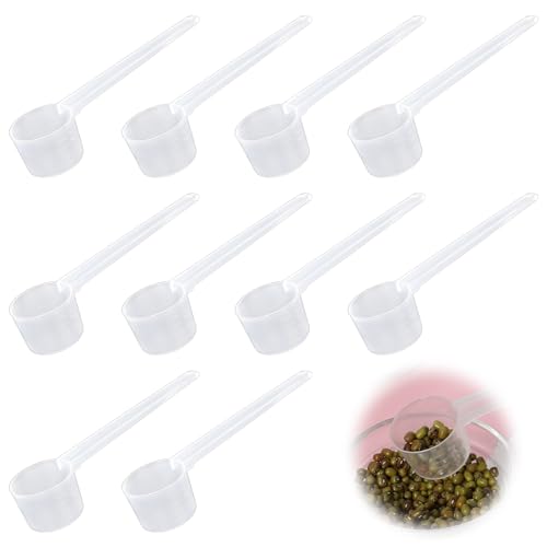 JIYIIN 10 Stück Messlöffel 5g, Transparent Dosierlöffel mit Skala Messlöffel Gramm für Proteinpulver Kaffee Milchpulver Backen Kochen JIYIIN 10 Stück Messlöffel 5g, Transparent Dosierlöffel mit Skala Messlöffel Gramm für Proteinpulver Kaffee Milchpulver Backen Kochen von JIYIN