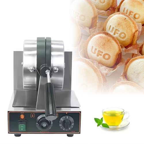 2600 W/1300 W UFO-Burger-Maker, nicht beschichteter Burger-Waffeleisen, mit 0–5 Zeit- und 122–572 °F Temperaturregelung, für das Frühstück in der Küche zu Hause, Mini-Burger-Waffeleisen Single-head 2600 W/1300 W UFO-Burger-Maker, nicht beschichteter Burger-Waffeleisen, mit 0–5 Zeit- und 122–572 °F Temperaturregelung, für das Frühstück in der Küche zu Hause, Mini-Burger-Waffeleisen Single-head von JIYINGHUI