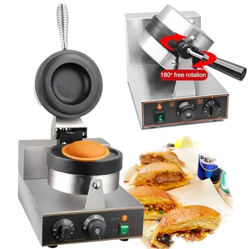 JIYINGHUI Burger-Waffeleisen UFO-Burger-Maschine mit Zeit-/Temperaturregelung, Hamburgerpresse mit 0–5 Minuten Zeiteinstellung, gewerbliche Hamburgerpresse für Küche und Restaurant Standard JIYINGHUI Burger-Waffeleisen UFO-Burger-Maschine mit Zeit-/Temperaturregelung, Hamburgerpresse mit 0–5 Minuten Zeiteinstellung, gewerbliche Hamburgerpresse für Küche und Restaurant Standard von JIYINGHUI