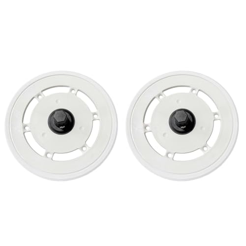JIYUTQQ Teile Wischpadhalter, Wischmopp, Kompatibel for ECOVACS DEEBOT T20 MAX/PRO/Plus, Kehrroboter Zubehör(2pc Black mop Holders with mop.) von JIYUTQQ