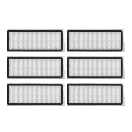 Teile Filter, kompatibel for Roborock Q Revo Pro, Q Revo S, Q Revo Maxv, Q Revo Plus, Roboter-Staubsauger-Ersatzteile(Filter 6 pcs) von JIYUTQQ