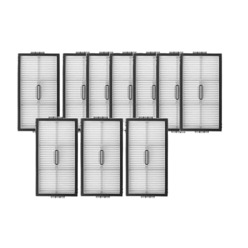 Teile HEPA-Filter, kompatibel for Roborock Qrevo CurvX, Roboterstaubsauger Zubehör(HEPA filter 10pcs) von JIYUTQQ