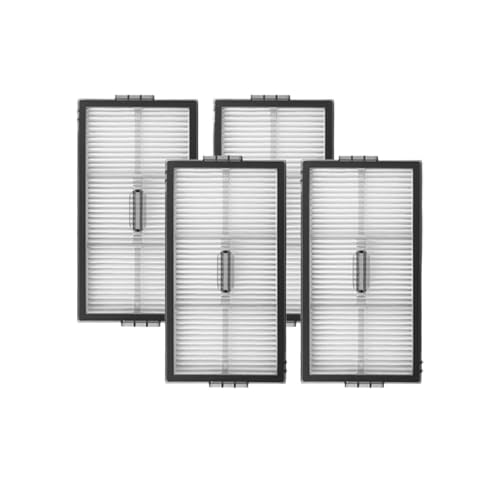 Teile HEPA-Filter, kompatibel for Roborock Qrevo CurvX, Roboterstaubsauger Zubehör(HEPA filter 4pcs) von JIYUTQQ