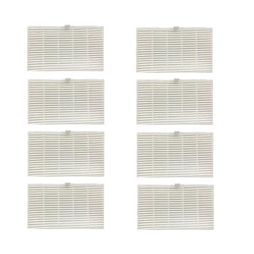 Teile Hauptbürste, Seitenbürste, Hepa-Filter, kompatibel for Liectroux G7, Staubsaugerzubehör(Hepa filter 8 pcs) von JIYUTQQ