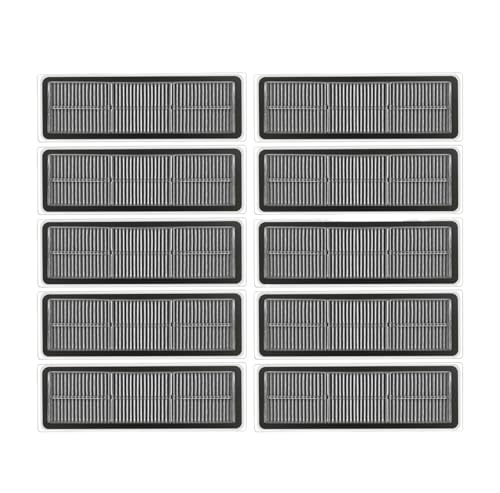 Teile Hepa-Filter, kompatibel mit MOVA S20 Ultra, Kehrroboter-Zubehör(10 Black Activated carbon filter) von JIYUTQQ