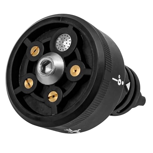 Multifunktionsdüse Ersatz für Worx Hydroshot Reiniger WG629/620/630, WU630/633 Zubehör Home Tool Hochdruckreiniger Zubehör 5 in 1 für Pathway Driveway und Pflaster flache Bereiche, Schwarz von JIZK