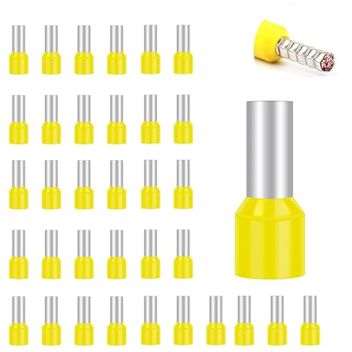 JIZZU Aderendhülsen Set 6mm², 500 Stück Kabelschuhe Set, FlachsteckhüLsen Twin Aderendhülsen, Quetschverbinder, IsolierhüLsen Set, Kabel Adernhülsenbox, Kabel Steckverbinder für Elektriker JIZZU Aderendhülsen Set 6mm², 500 Stück Kabelschuhe Set, FlachsteckhüLsen Twin Aderendhülsen, Quetschverbinder, IsolierhüLsen Set, Kabel Adernhülsenbox, Kabel Steckverbinder für Elektriker von JIZZU