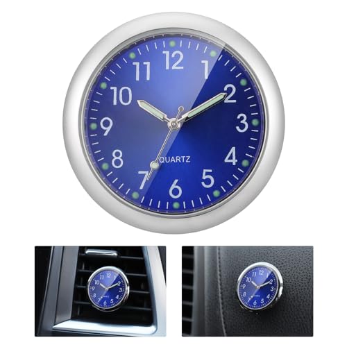 JIZZU Car Clock, Mini Fahrzeug Armaturenbrett Uhr für Auto, Mini Quartz Analogue Car Dashboard Uhr, Clock Time Auto Air Vent Clip Uhr für Auto Innendekoration Kleine Wanduhr Home Decor von JIZZU