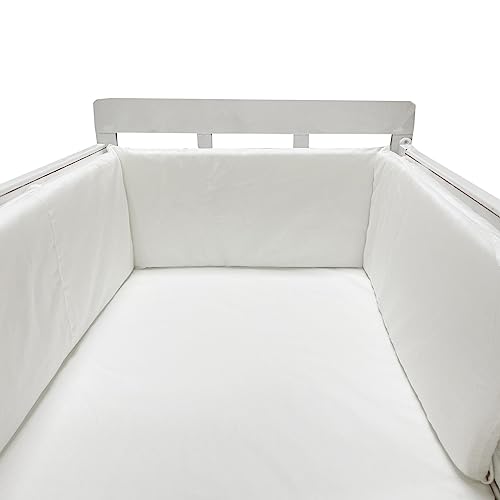 JIcloun Babybett Umrandungen Baby Bettumrandung Baby Nestchen Bettumrandung Bettschlange Baumwolle 30x200 cm Babybettschutzumrandung für Kinderbetten Kantenschutz,A11 von JIcloun