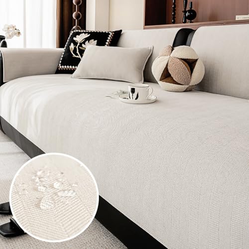 JIcloun Sofa überzug Wasserdicht Sofaschoner rutschfest, L U Form 1 2 3 4 Sitzer Groß Ecksofa Universal Couch Antirutsch Auflage Bezug Sofadecke Überwurf Sofaschutz von JIcloun