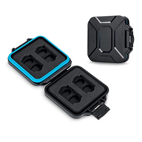 JJC Speicherkarten Hülle Schlanker Halter für 4 CFexpress Typ A und 8 Micro SD Micro SDXC Micro SDHC TF Karten, Wasserbeständiger Stoßfest Tragbare CFexpress Typ A Card Aufbewahrungsbox Organizer JJC Speicherkarten Hülle Schlanker Halter für 4 CFexpress Typ A und 8 Micro SD Micro SDXC Micro SDHC TF Karten, Wasserbeständiger Stoßfest Tragbare CFexpress Typ A Card Aufbewahrungsbox Organizer von JJC
