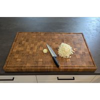 stirnholz Schneidebrett Eiche/Maßanfertigung Wunschgröße - Kein Problem Atemberaubendes Holz Handmade Eyecatcher Hirnholz von JacobCuttingBoards
