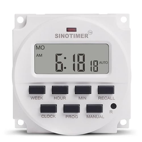 7 Tage digitales programmierbares 110 V 120 V AC Zeitschaltuhr-Zeitrelais zur Zeitsteuerung 7 Tage digitales programmierbares 110 V 120 V AC Zeitschaltuhr-Zeitrelais zur Zeitsteuerung von JJCFGRDM