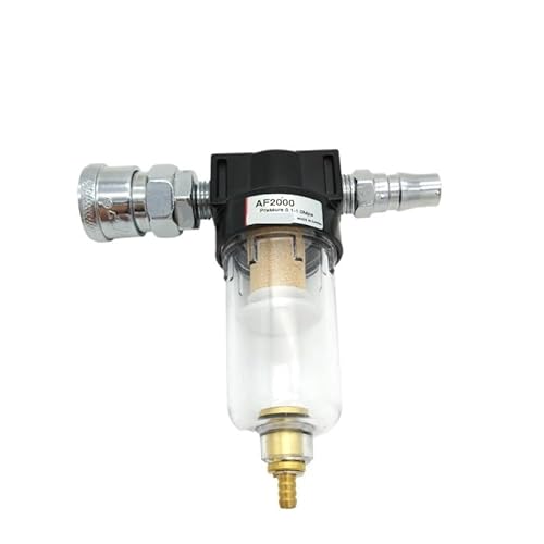 AF2000 1/4 Luftfilterkompressor Luftquellen-Behandlungseinheit Luft-Wasser-Öl-Trenntyp Pneumatischer Filter(Type 1 With 8mm 1-4,PT Thread) von JJCFGRDM