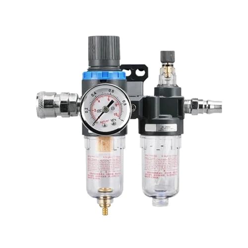 AFC2000 Luftkompressor Öl- und Wasserabscheider Filterregler Falle Pneumatischer Luftquellenprozessor AFC2000 AL2000 G1/4"(AFC2000-PC10mm) von JJCFGRDM